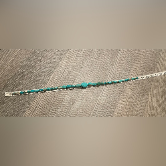 Turquoise chunk necklace - Picture 4 of 11